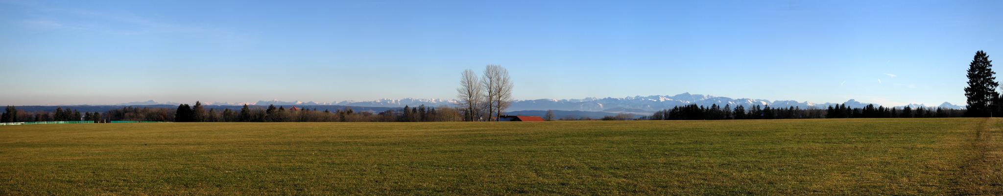 Alpenpanorama von Kemnat